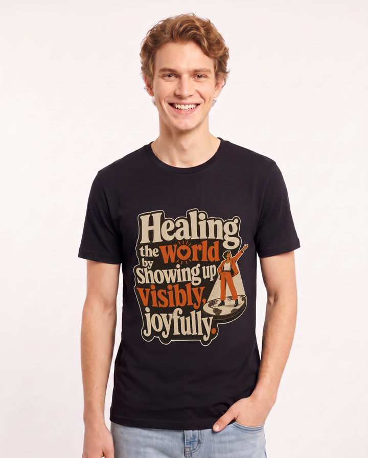 Pride Black T-Shirt for Men – Everyday Expression Graphic Tee product image 3