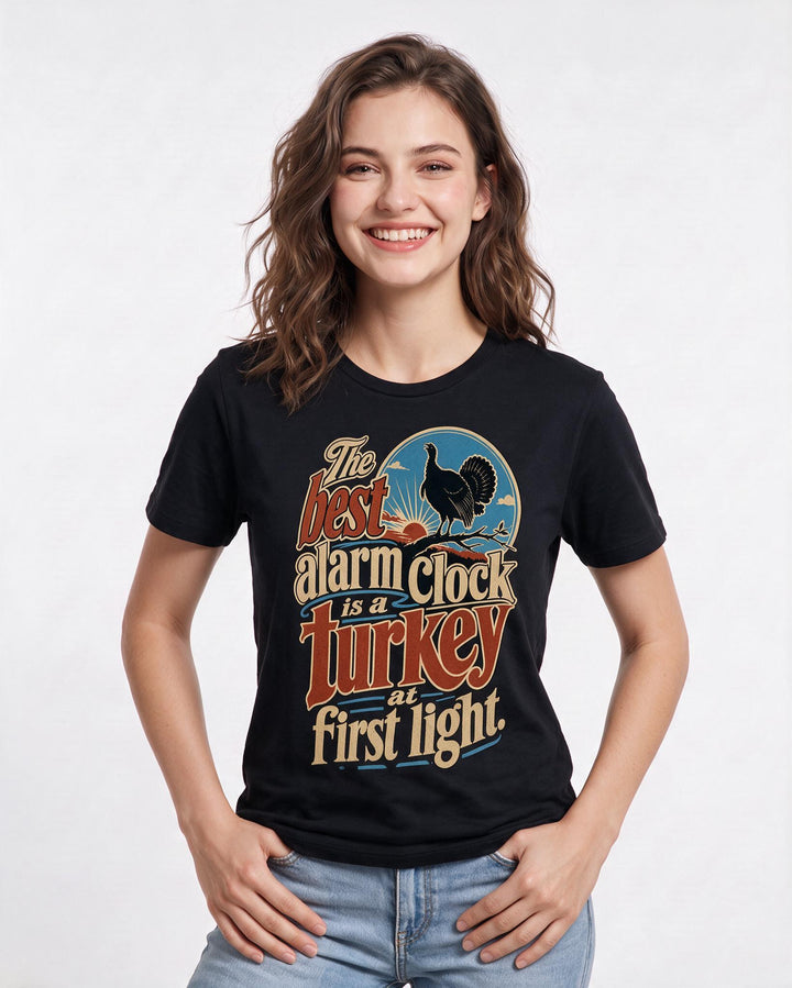 Hunting Black T-Shirt for Women – Everyday Expression Graphic Tee product image 1