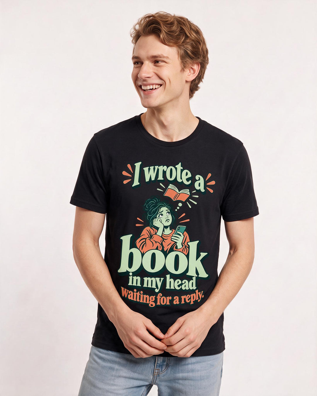 Meme Black T-Shirt for Men – Everyday Expression Graphic Tee product image 1