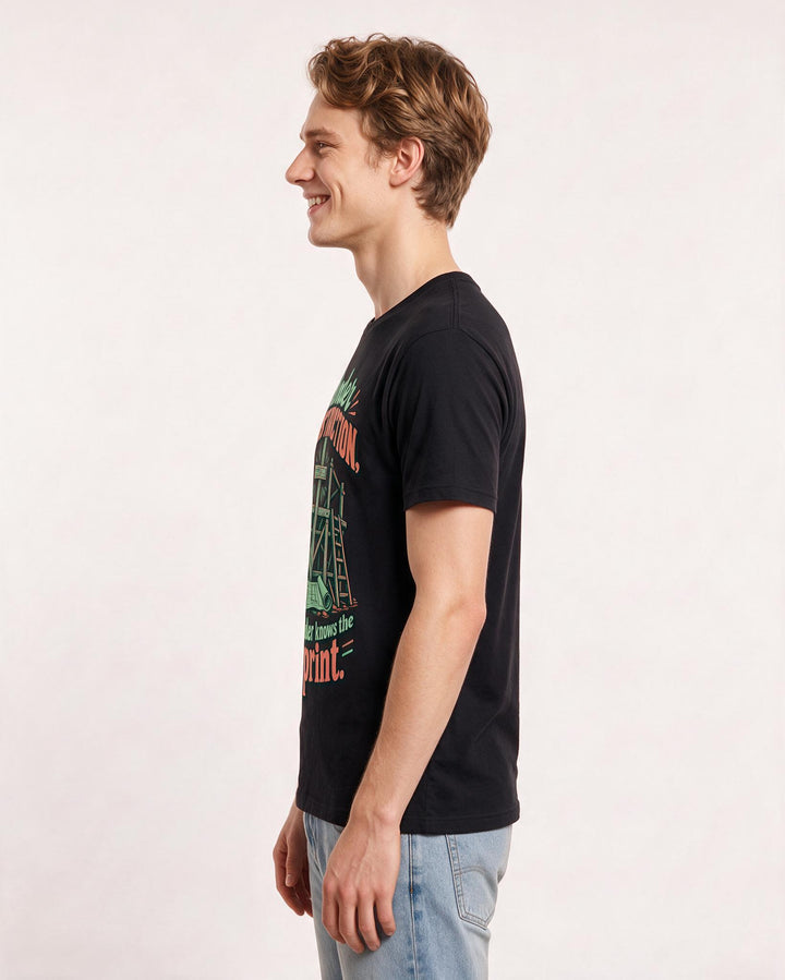 Christian Faith Black T-Shirt for Men – Everyday Expression Graphic Tee product image 2