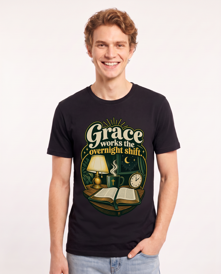 Christian Faith Black T-Shirt for Men – Everyday Expression Graphic Tee product image 3