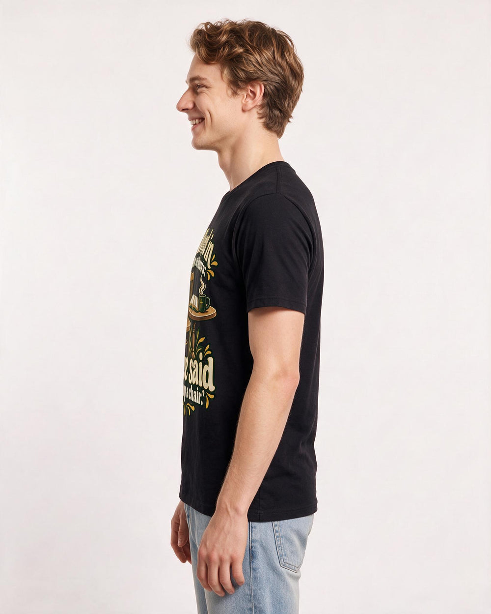 Christian Faith Black T-Shirt for Men – Everyday Expression Graphic Tee product image 2
