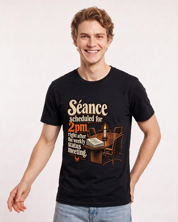 Halloween Black T-Shirt for Men – Halloween Theme Graphic Tee product image 1