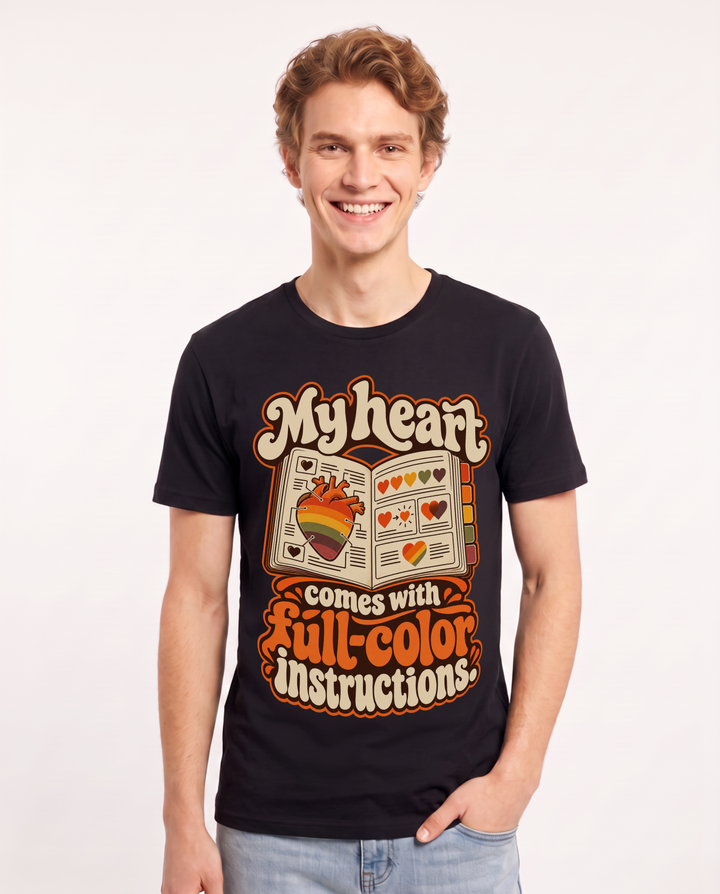 Pride Black T-Shirt for Men – Everyday Expression Graphic Tee product image 3