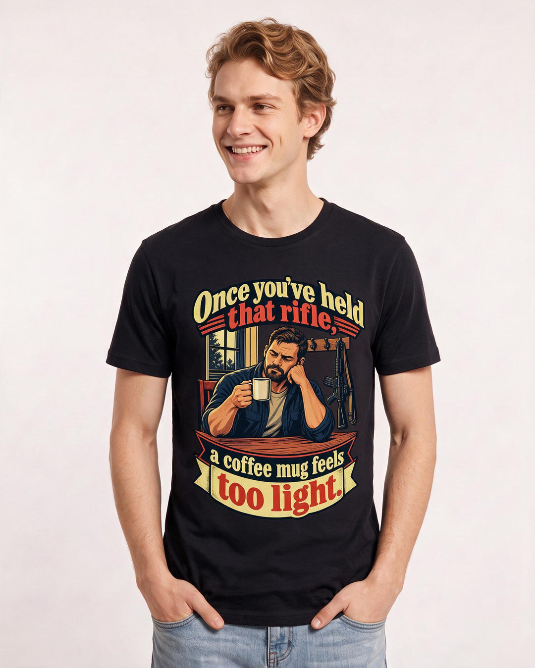 Veteran Black T-Shirt for Men – Everyday Expression Graphic Tee product image 1