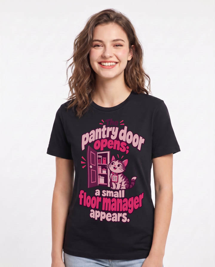 Pet Lover Black T-Shirt for Women – Everyday Expression Graphic Tee product image 3