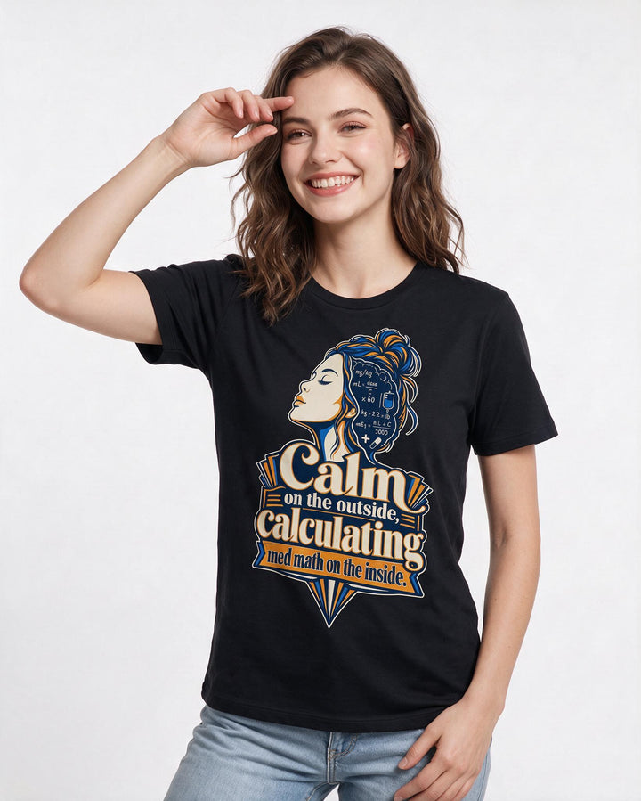 Nurse Black T-Shirt for Women – Nursing Life Graphic Tee product image 1
