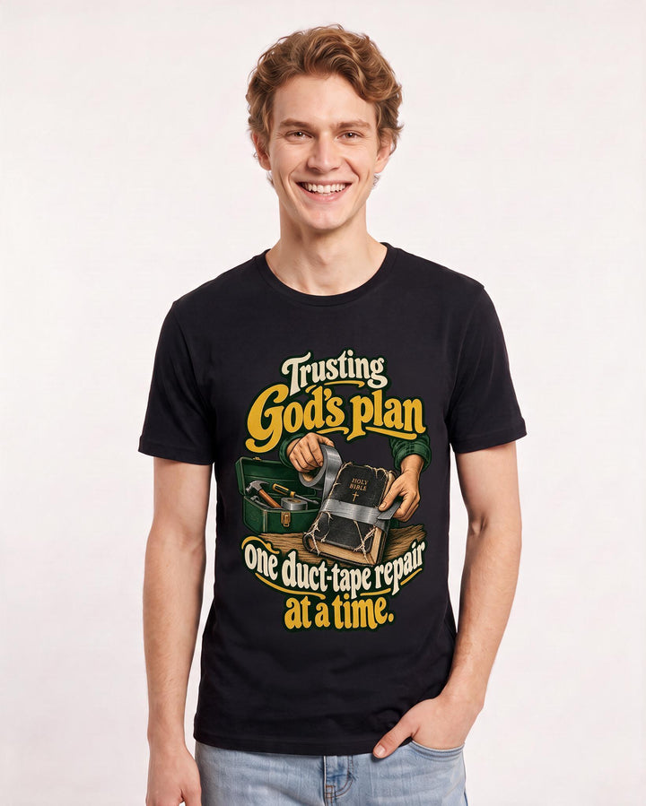 Christian Faith Black T-Shirt for Men – Everyday Expression Graphic Tee product image 1