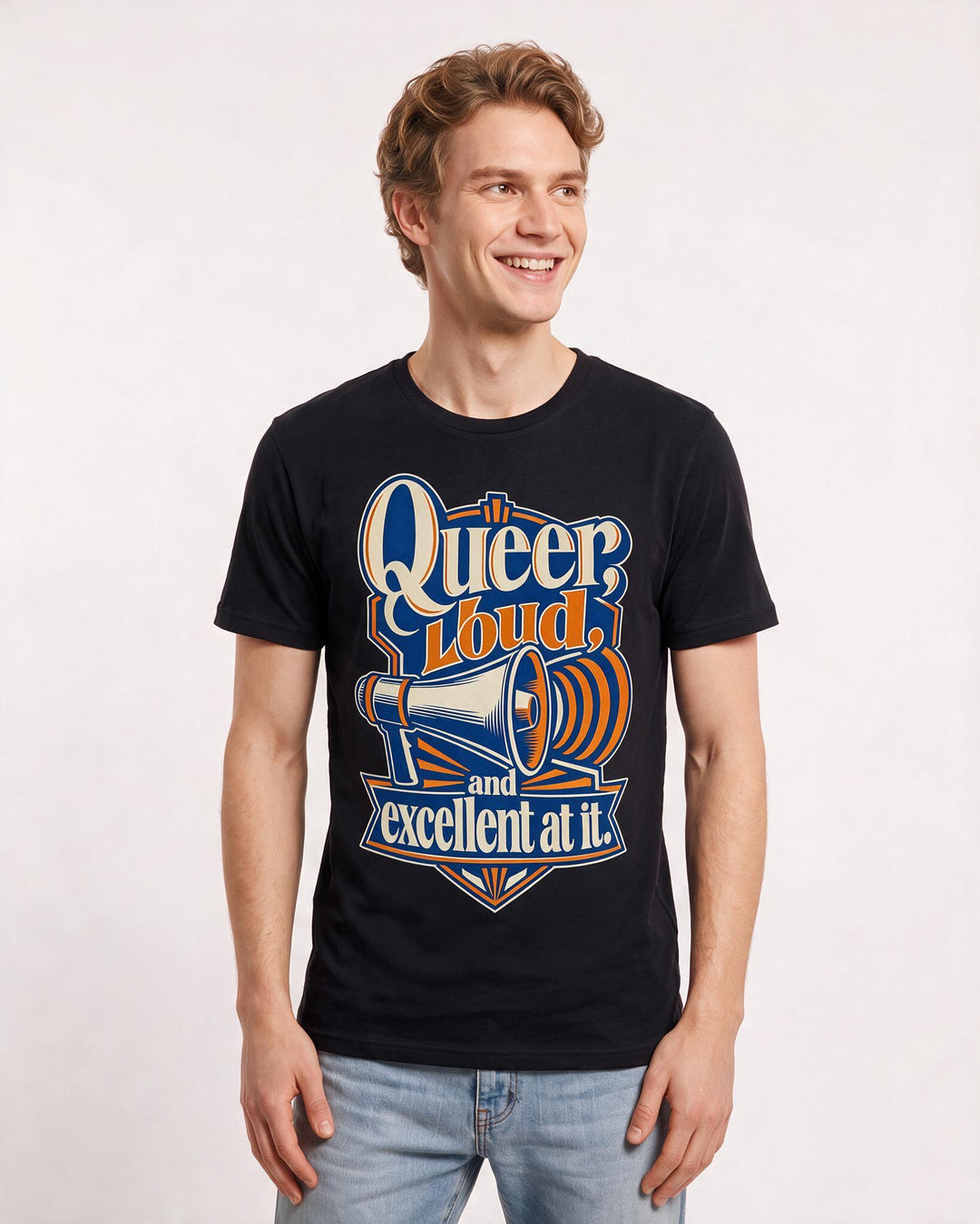 Pride Black T-Shirt for Men – Everyday Expression Graphic Tee product image 1