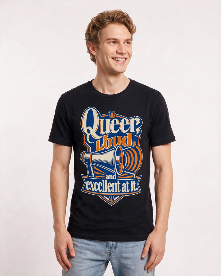 Pride Black T-Shirt for Men – Everyday Expression Graphic Tee product image 1