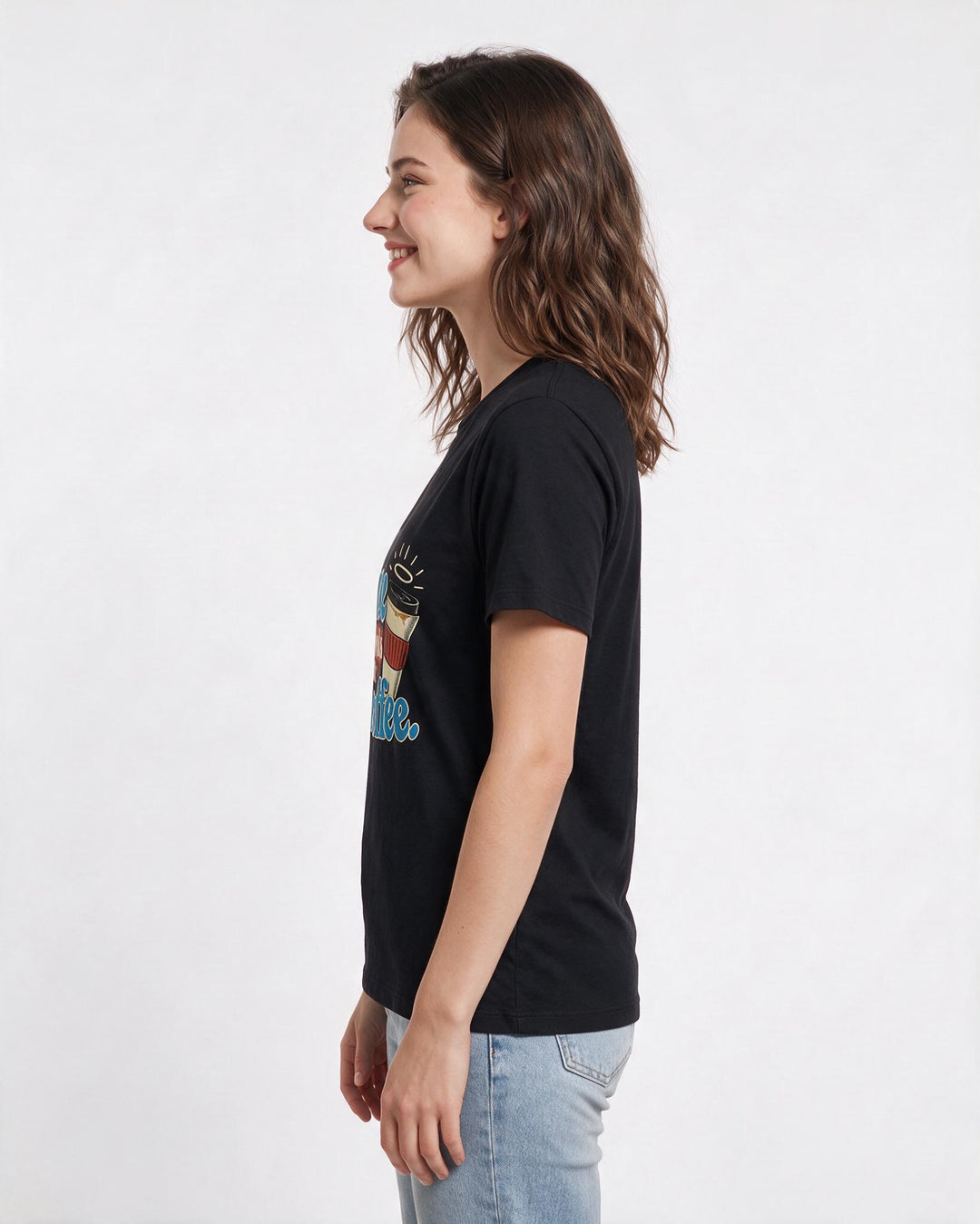 Christian Faith Black T-Shirt for Women – Everyday Expression Graphic Tee product image 2