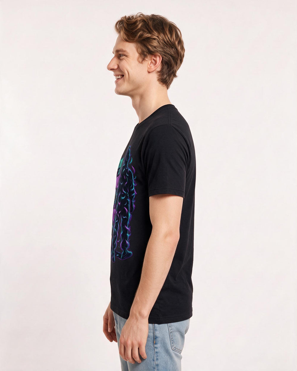 Pet Lover Black T-Shirt for Men – Everyday Expression Graphic Tee product image 2
