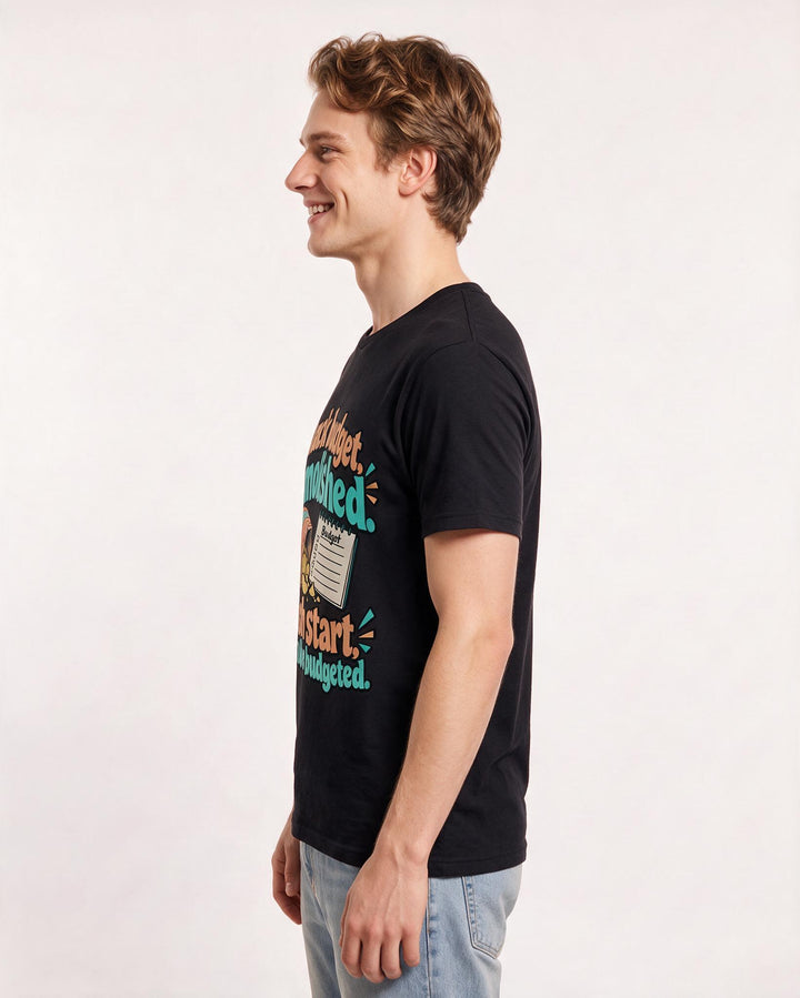 Graduation Black T-Shirt for Men – Everyday Expression Graphic Tee product image 2