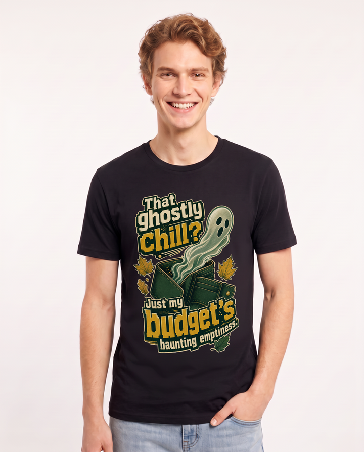 Halloween Black T-Shirt for Men – Halloween Theme Graphic Tee product image 3