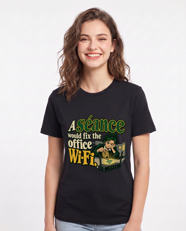 Halloween Black T-Shirt for Women – Halloween Theme Graphic Tee product image 3