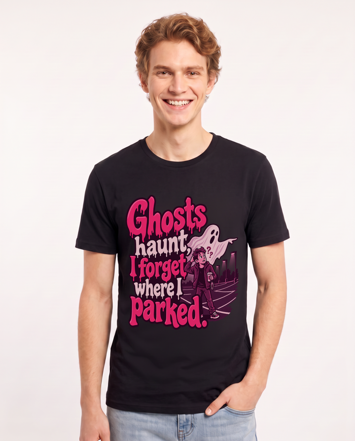 Halloween Black T-Shirt for Men – Halloween Theme Graphic Tee product image 3