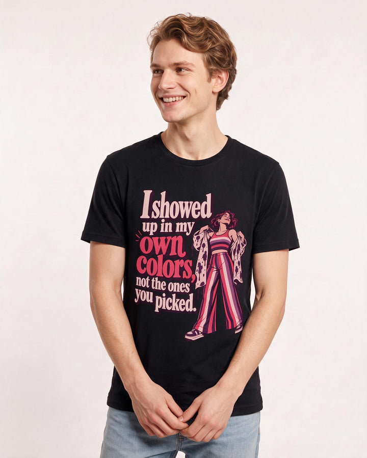Pride Black T-Shirt for Men – Everyday Expression Graphic Tee product image 1
