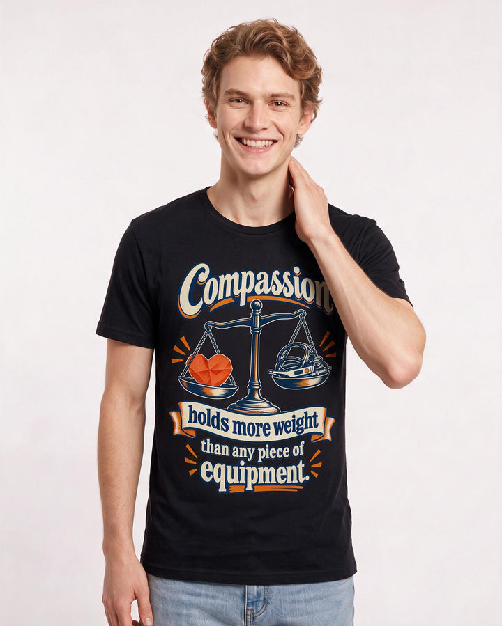 Nurse Black T-Shirt for Men – Nursing Life Graphic Tee product image 1