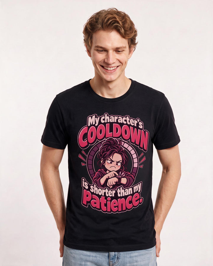 Gaming Black T-Shirt for Men – Game Night Graphic Tee product image 1