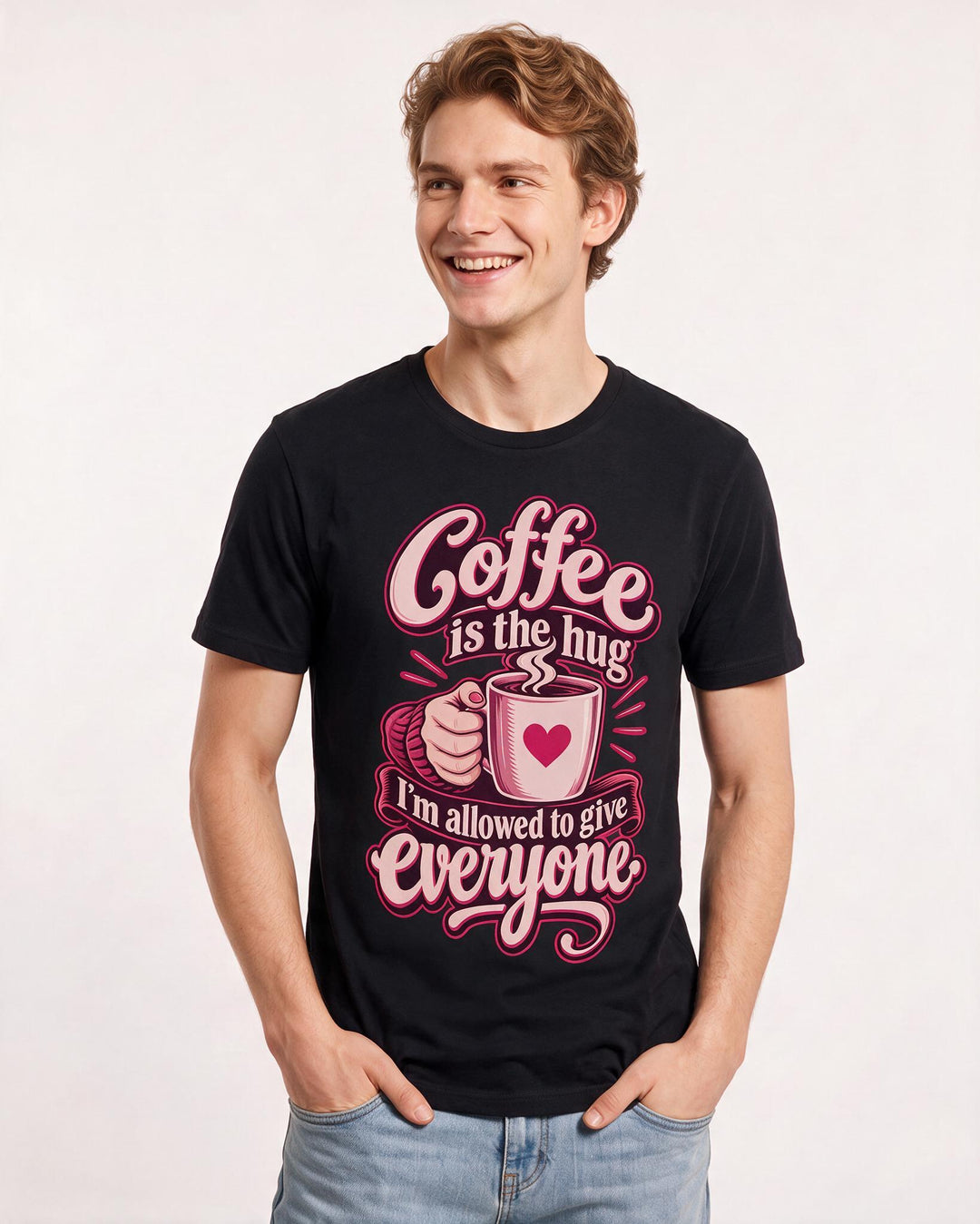 Family Black T-Shirt for Men – Everyday Expression Graphic Tee product image 1