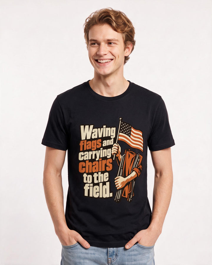 Patriotic Black T-Shirt for Men – Everyday Expression Graphic Tee product image 1