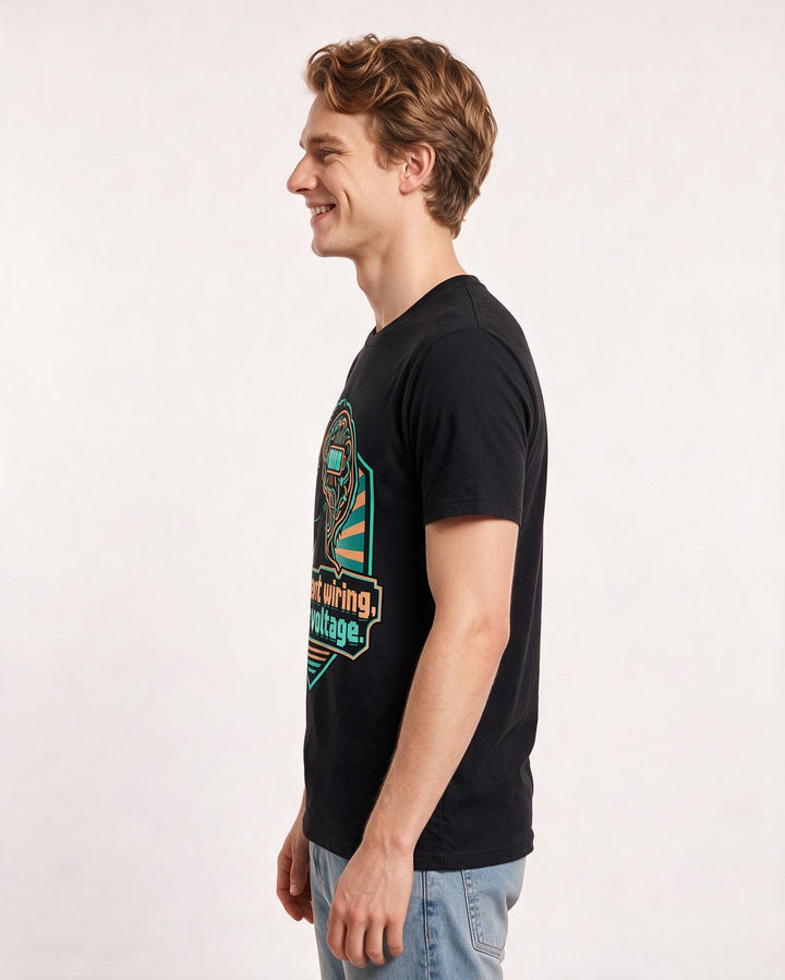 Neurodiversity Black T-Shirt for Men – Everyday Expression Graphic Tee product image 2