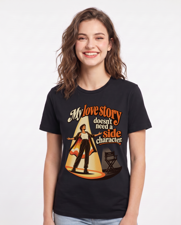 Pride Black T-Shirt for Women – Everyday Expression Graphic Tee product image 3