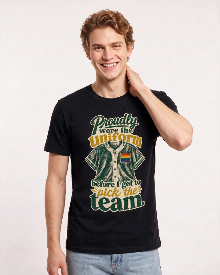 Pride Black T-Shirt for Men – Everyday Expression Graphic Tee product image 1