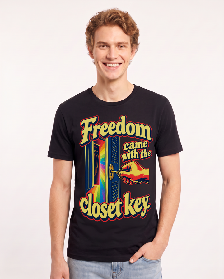 Pride Black T-Shirt for Men – Everyday Expression Graphic Tee product image 3