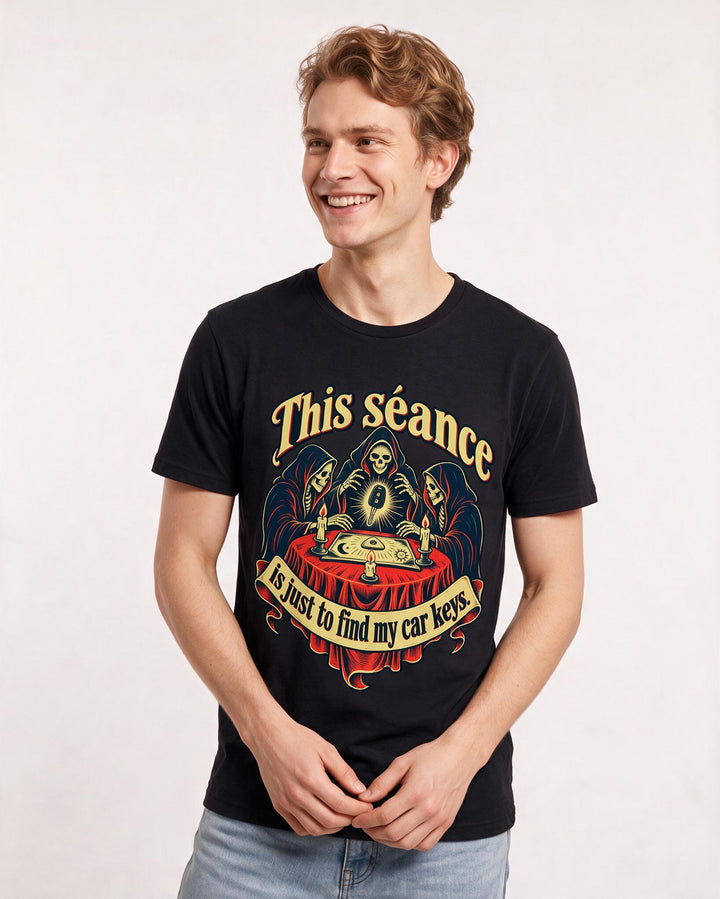 Halloween Black T-Shirt for Men – Halloween Theme Graphic Tee product image 1