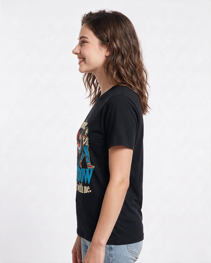 Pride Black T-Shirt for Women – Everyday Expression Graphic Tee product image 2