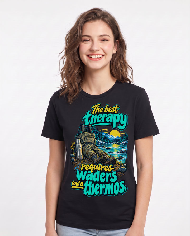 Hunting Black T-Shirt for Women – Everyday Expression Graphic Tee product image 3