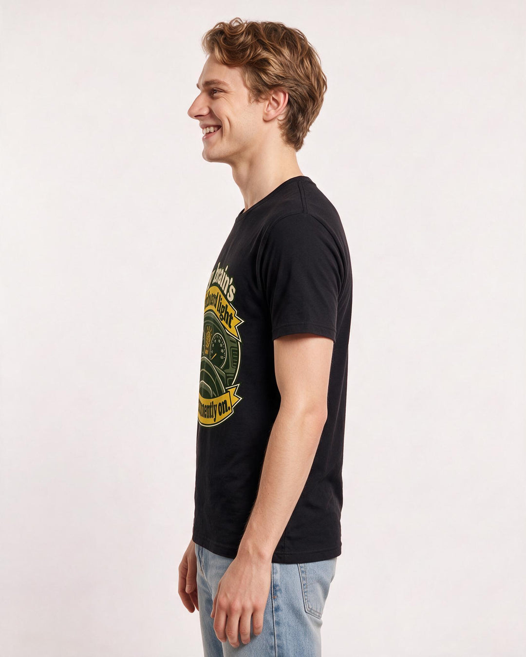 Meme Black T-Shirt for Men – Everyday Expression Graphic Tee product image 2