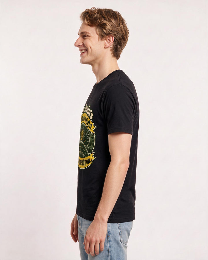Meme Black T-Shirt for Men – Everyday Expression Graphic Tee product image 2