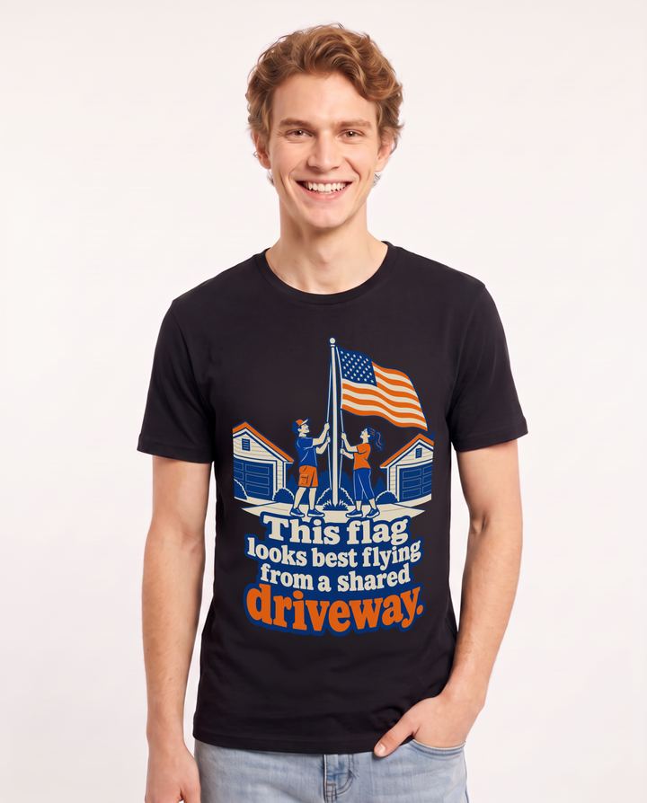 Patriotic Black T-Shirt for Men – Everyday Expression Graphic Tee product image 3