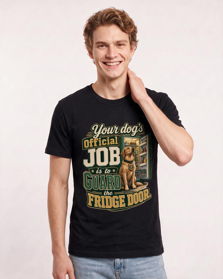 Cat Lover Black T-Shirt for Men – Everyday Expression Graphic Tee product image 1