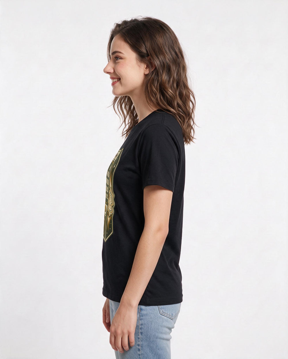 Christmas Women's Black T-Shirt - The sugar cookie meal plan started product image 2