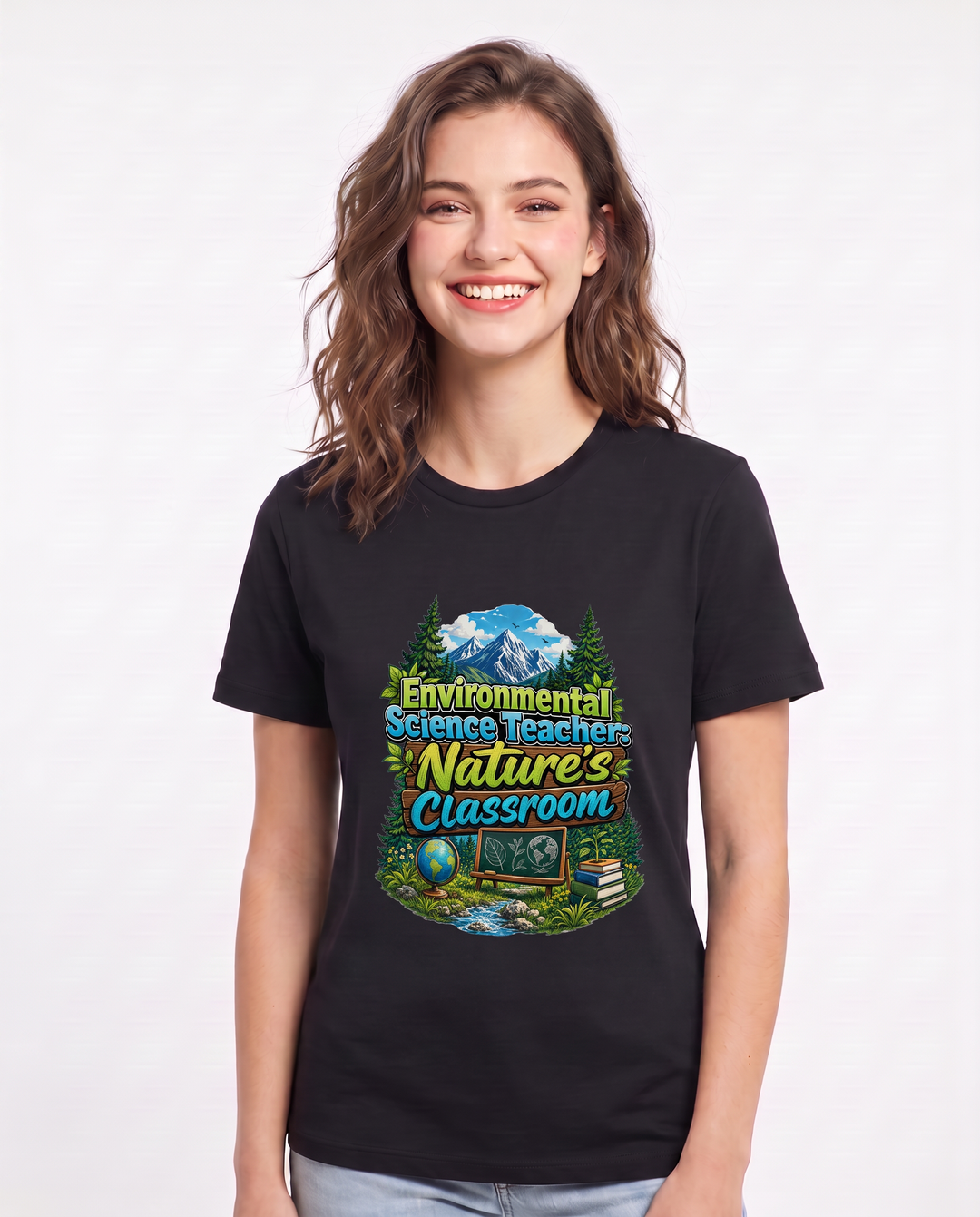 Environmental Science Teacher: Nature's Classroom Women's Black T-Shirt product image 1