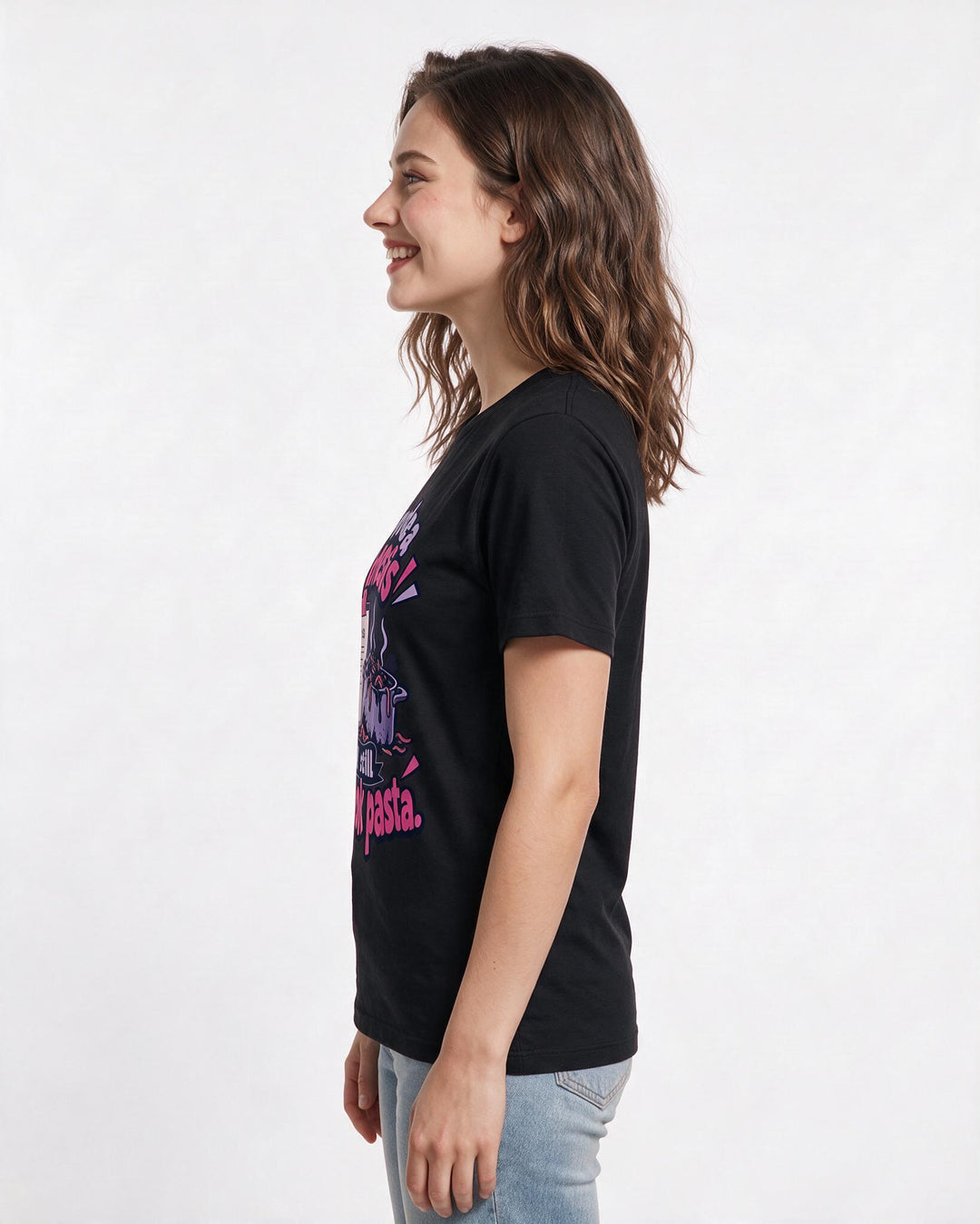 Graduation Black T-Shirt for Women – Everyday Expression Graphic Tee product image 2