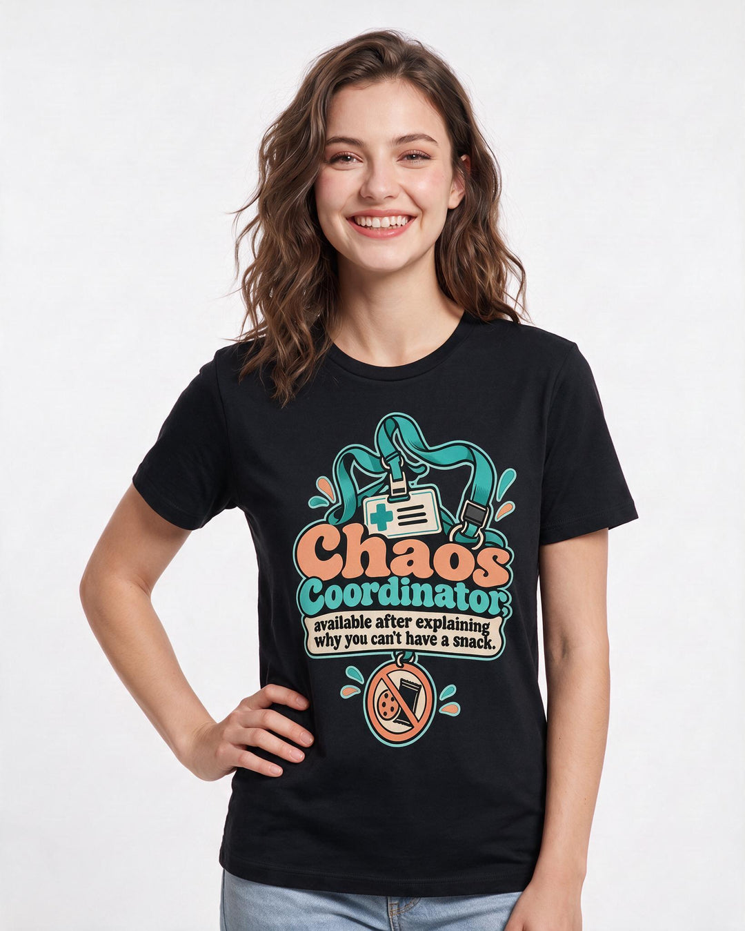 Nurse Black T-Shirt for Women – Nursing Life Graphic Tee product image 1