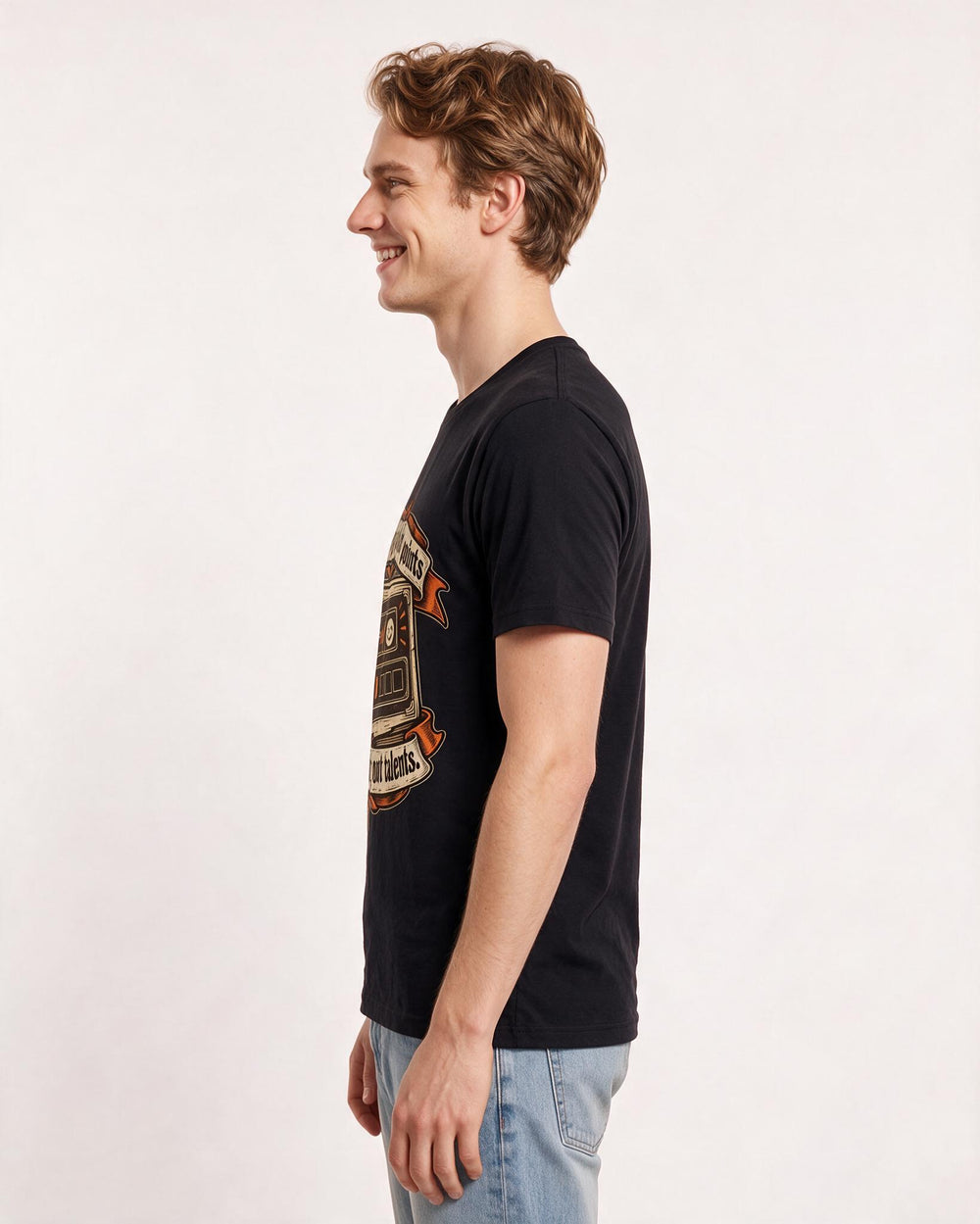 Gaming Black T-Shirt for Men – Game Night Graphic Tee product image 2