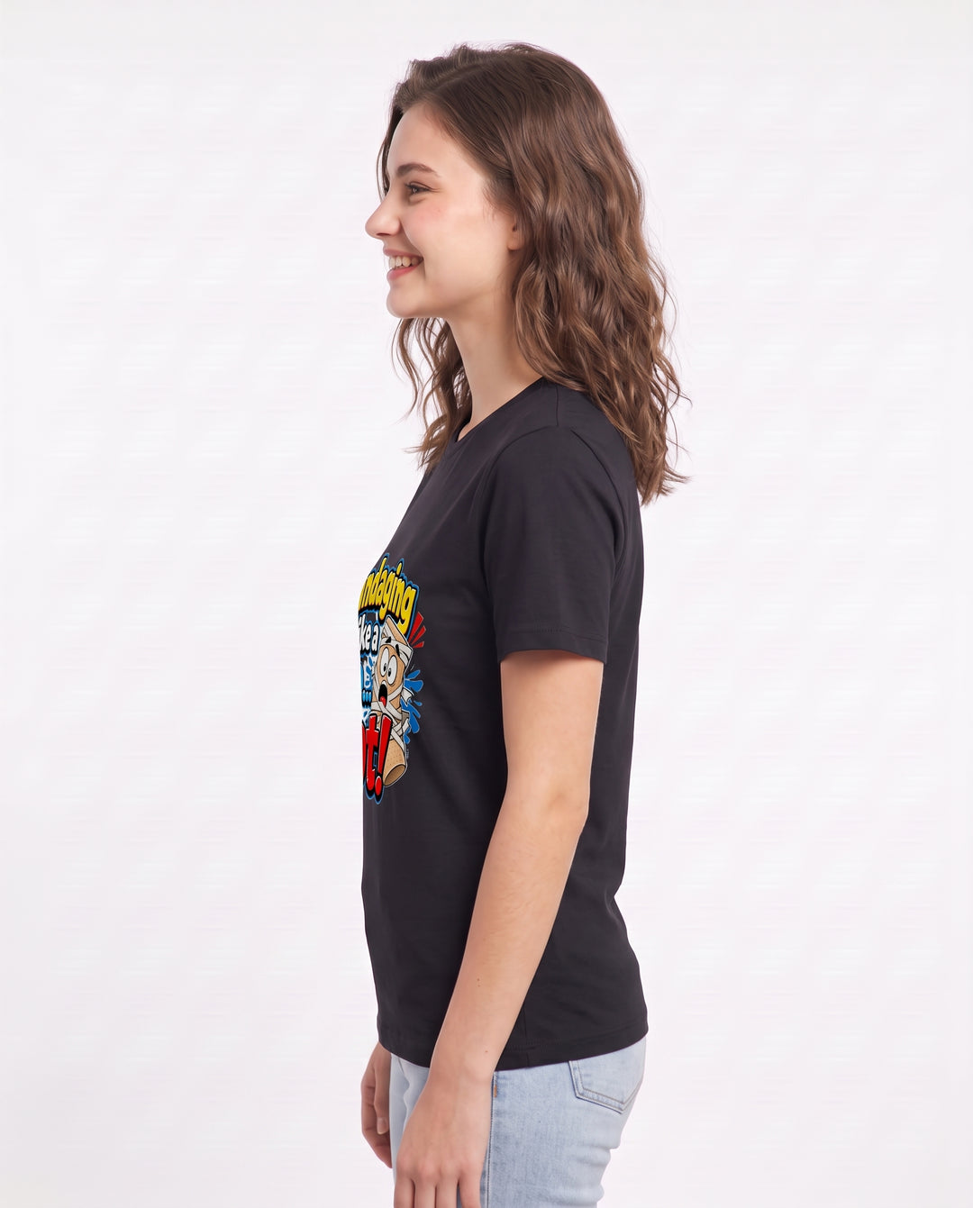 Bandaging Like a Pro... Not! Women's Black T-Shirt product image 3