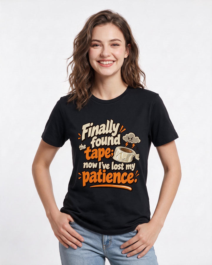 Christmas Black T-Shirt for Women – Holiday Theme Graphic Tee product image 1