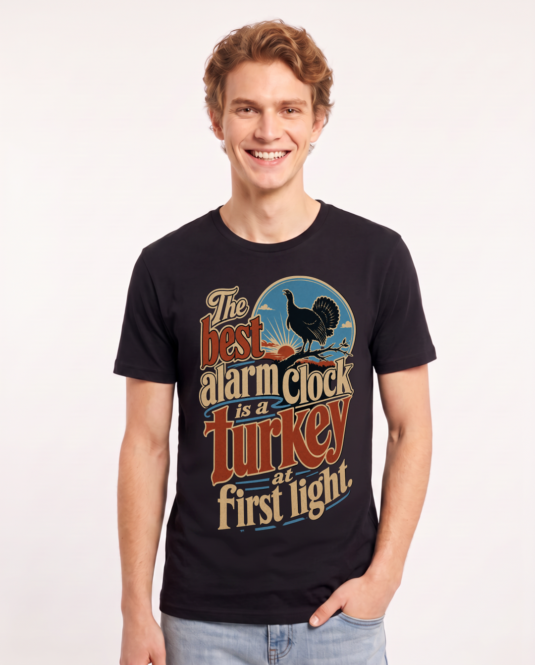 Hunting Black T-Shirt for Men – Everyday Expression Graphic Tee product image 3