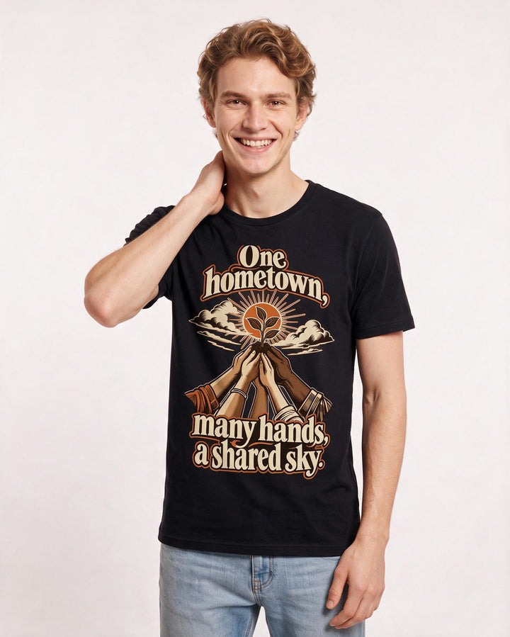 Patriotic Black T-Shirt for Men – Everyday Expression Graphic Tee product image 1