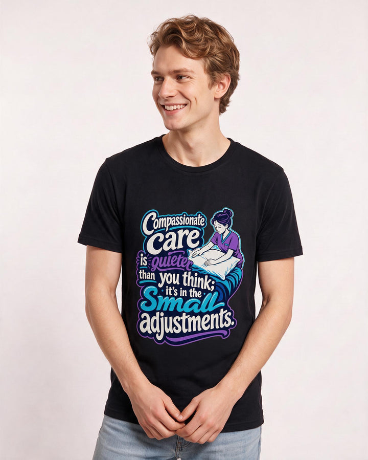 Nurse Black T-Shirt for Men – Nursing Life Graphic Tee product image 3