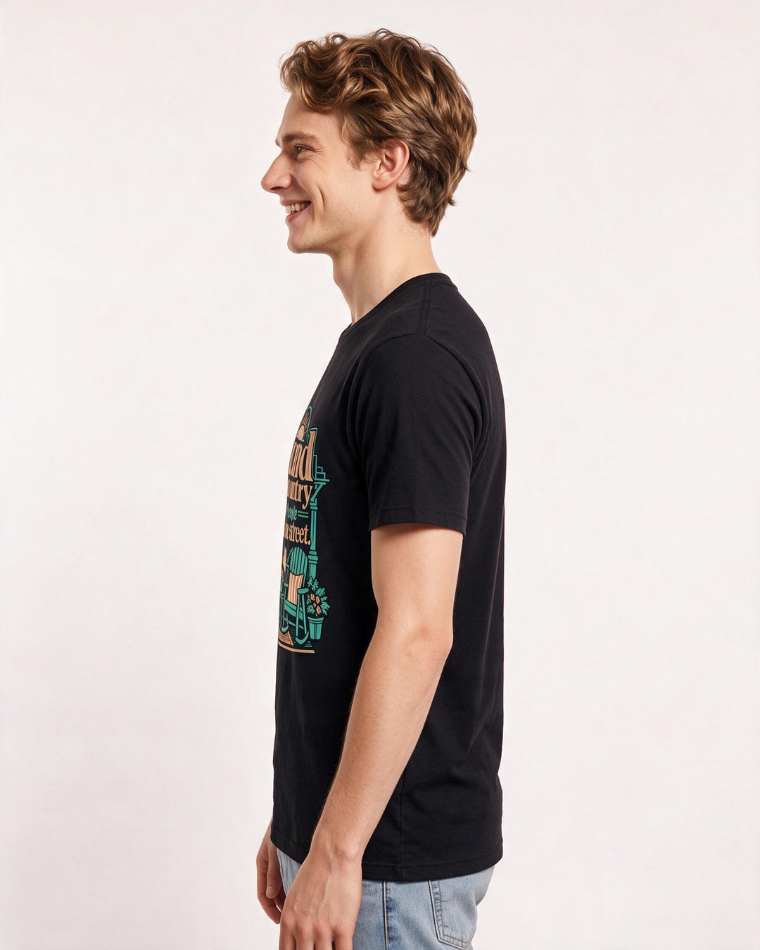 Patriotic Black T-Shirt for Men – Everyday Expression Graphic Tee product image 2