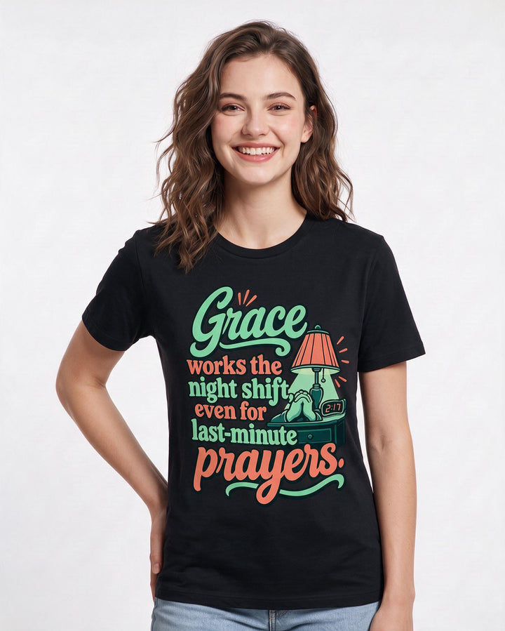 Christian Faith Black T-Shirt for Women – Everyday Expression Graphic Tee product image 1