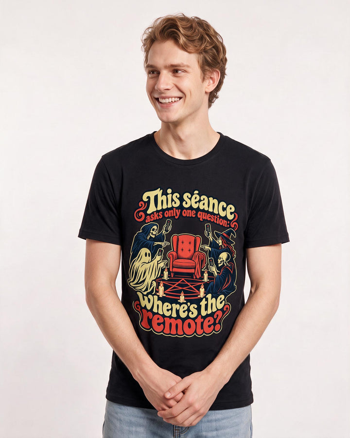Halloween Black T-Shirt for Men – Halloween Theme Graphic Tee product image 1