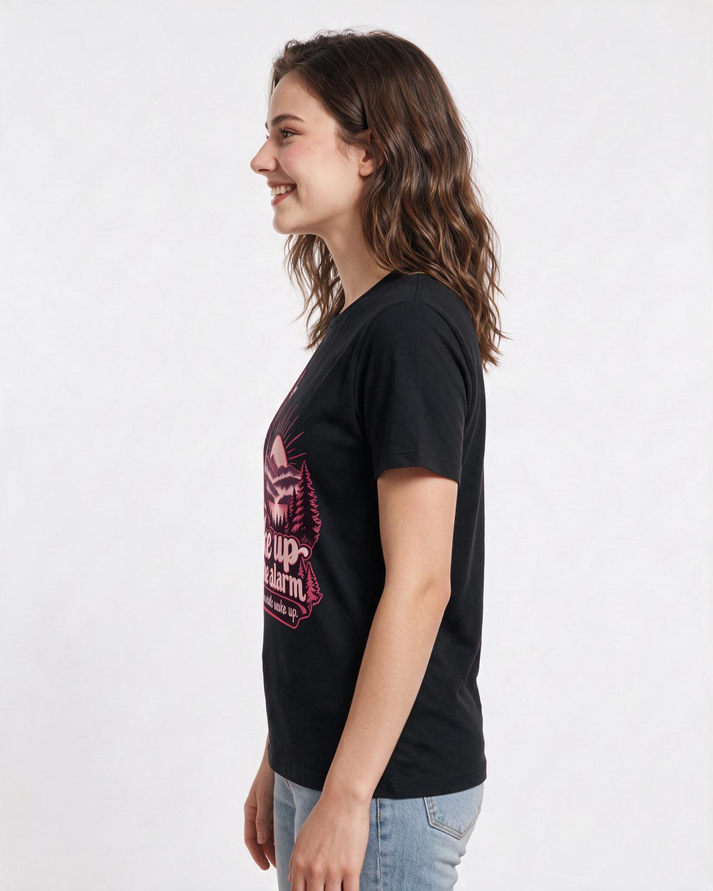 Hunting Black T-Shirt for Women – Everyday Expression Graphic Tee product image 2